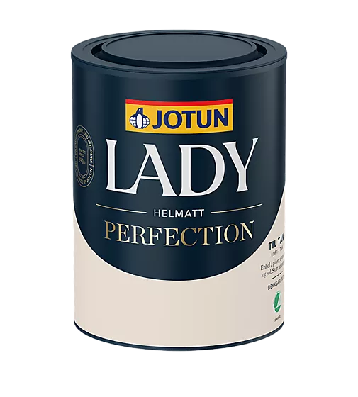 Jotun Lady Perfection tak hvit 0,68 liter