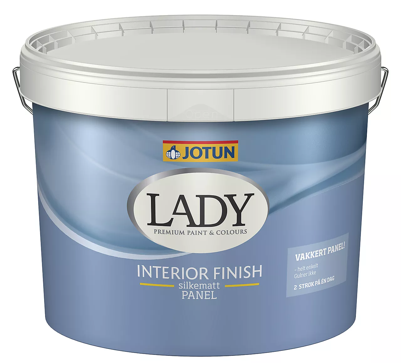 Lady Interior Finish 10 silkematt hvit 9 liter