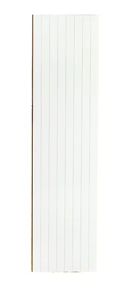 Veggplate i trefiber 8-bord hvit 11x620x2390 mm