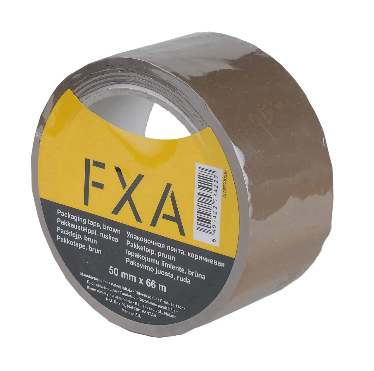 Pakketape  brun fxa 50mm x 66m50 mm x 66 m