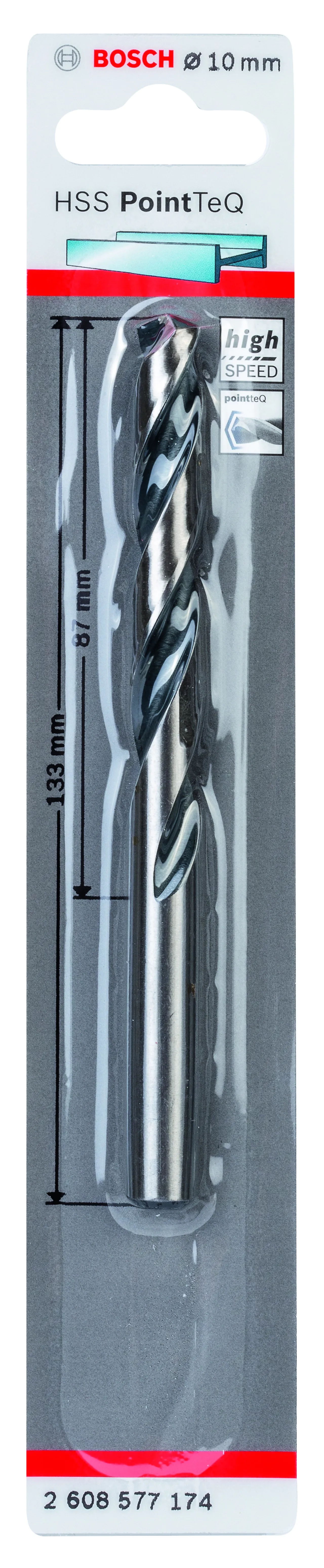 Metallbor pointtec hss-r 10,0mm