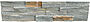 Forblendingsstein skifer grå/rust paneler 60 x 15 cm