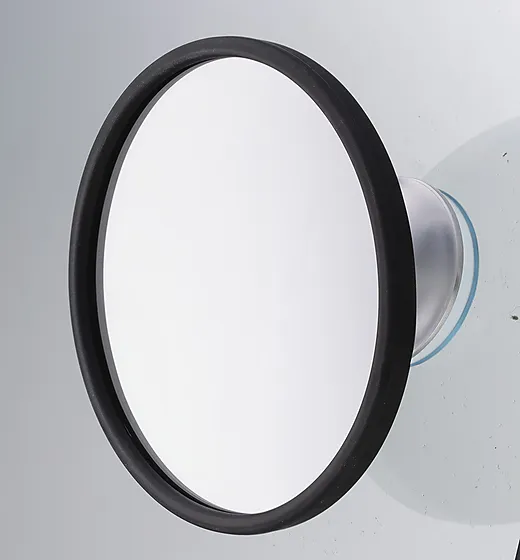 Speil m 10x forstørrelseø:128mm sminkespeil med sugekopp og magnet