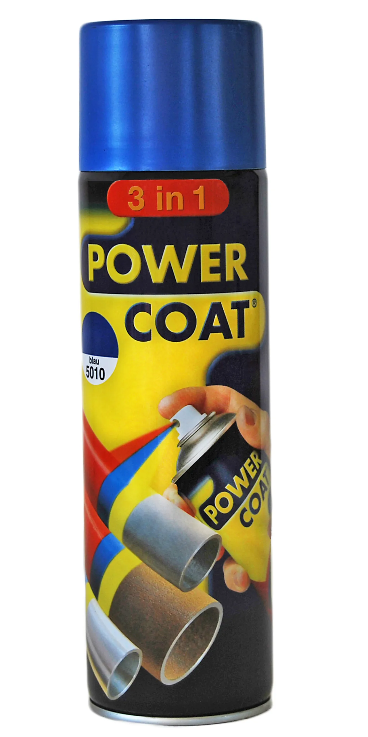 Spraymaling powcoat 3in1 5010 gentianablå