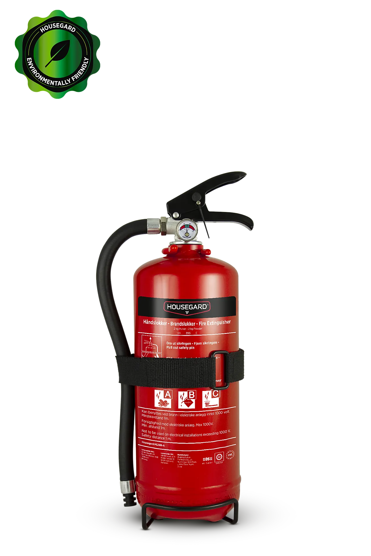 Brannslukningsapparat PE2HR-A pulver 2 kg