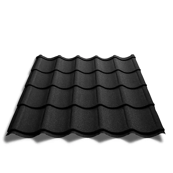 Takplate svart 4 plater 0,5 x 1080 x 1500 mm