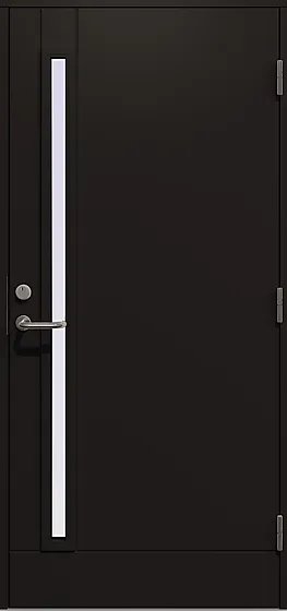 Gilje Hades ytterdør 89x209 cm venstrehengslet sort