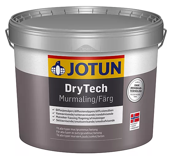 DryTech murmaling hvit 10 liter