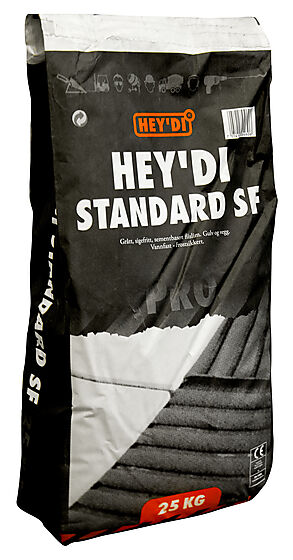 Flislim 25 kg Hey`di Standard SF Pro grått