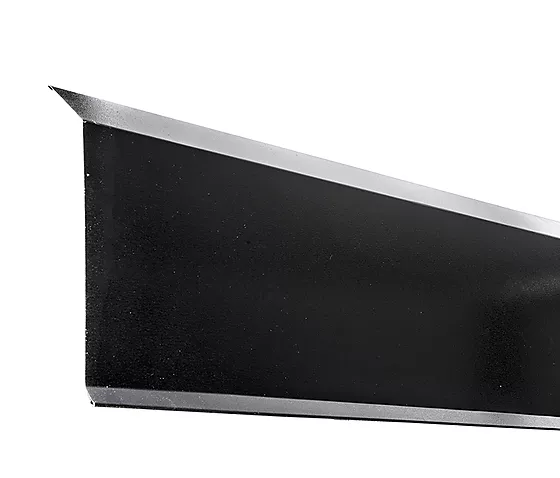 Bordtakbeslag stål 190 mm x 2 meter svart