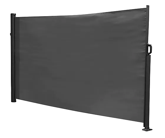 Levegg uttrekkbar sort/grå 3x1,6 meter