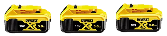 Batteri kit DCB184P3-XJ 18 v xr 3x 5Ah