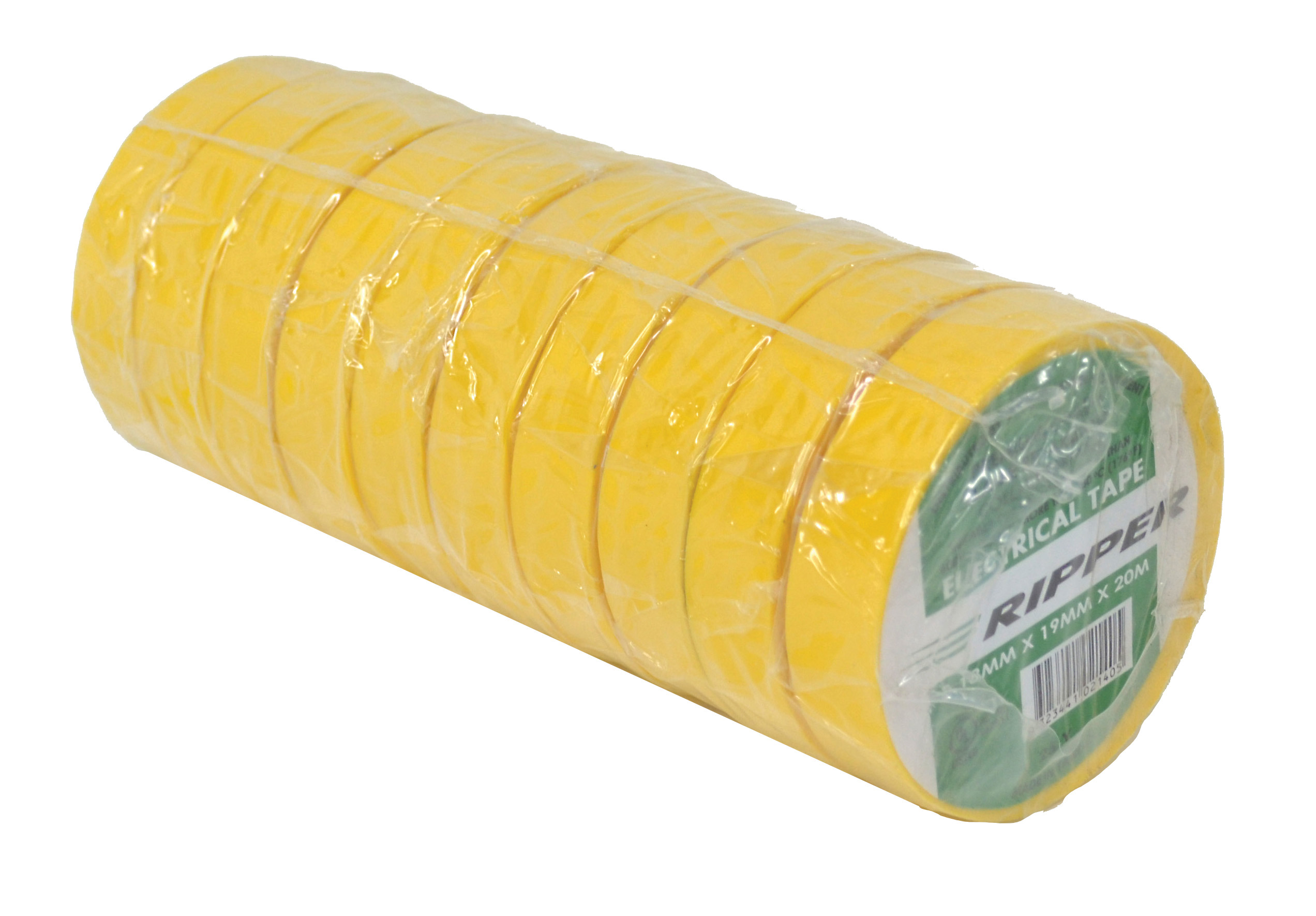 Ripper Tape Electrical PVC Yellow 19mm x 20m | OMEGA Power