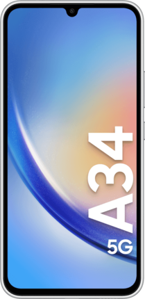 Samsung Galaxy A34 sølv 6