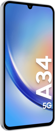 Samsung Galaxy A34 sølv 3