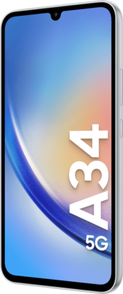 Samsung Galaxy A34 sølv 5