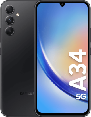 Samsung Galaxy A34 svart 4