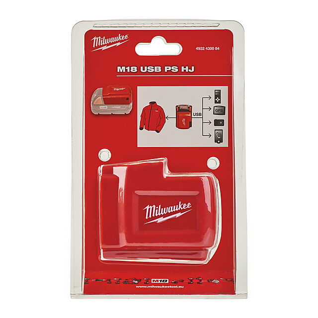 Milwaukee USB-adapter M18 til varmejakke 1