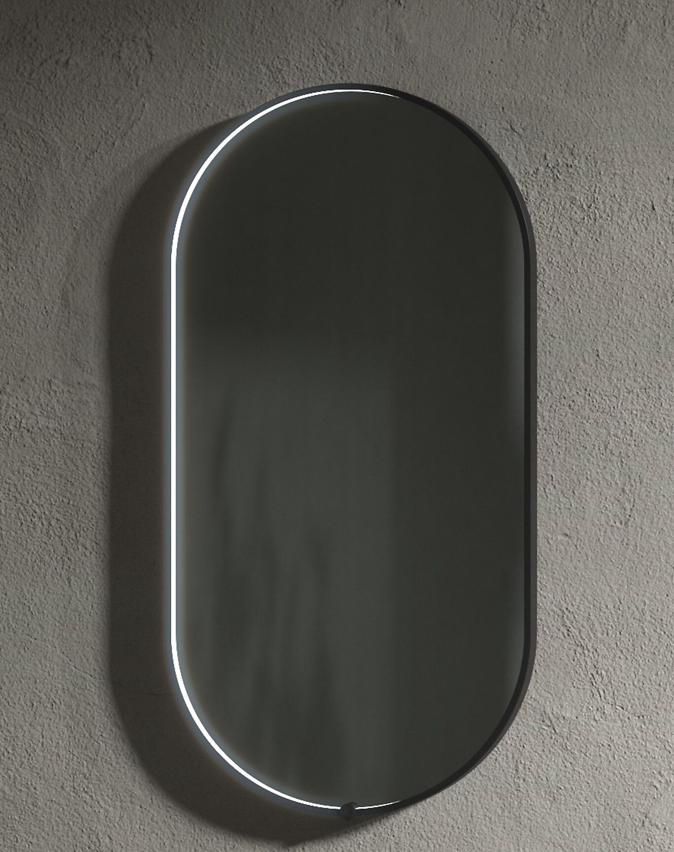 Alterna Alterna Umbra speil ovalt 90 x 45 cm sort 2