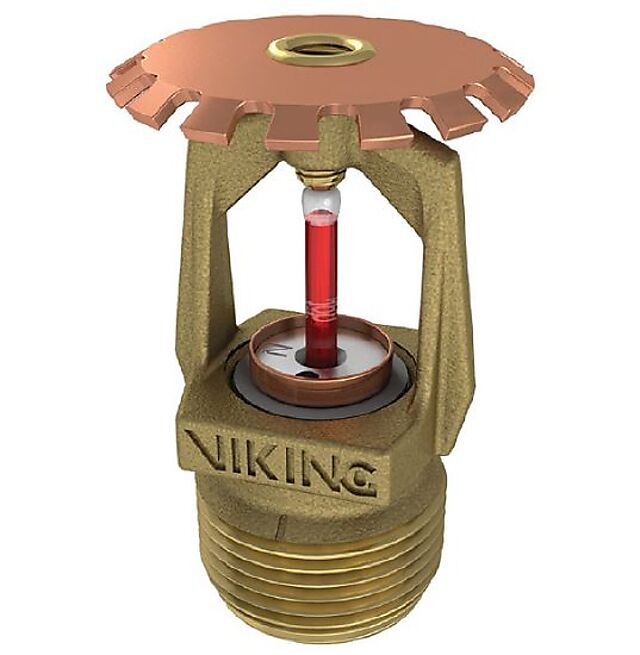 Viking Sprinklerhode opp 3/4" QR K161 messing 68°C 1