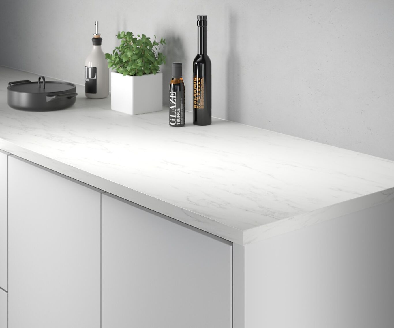Fibo Fibo benkeplate 302 cm marble white 1