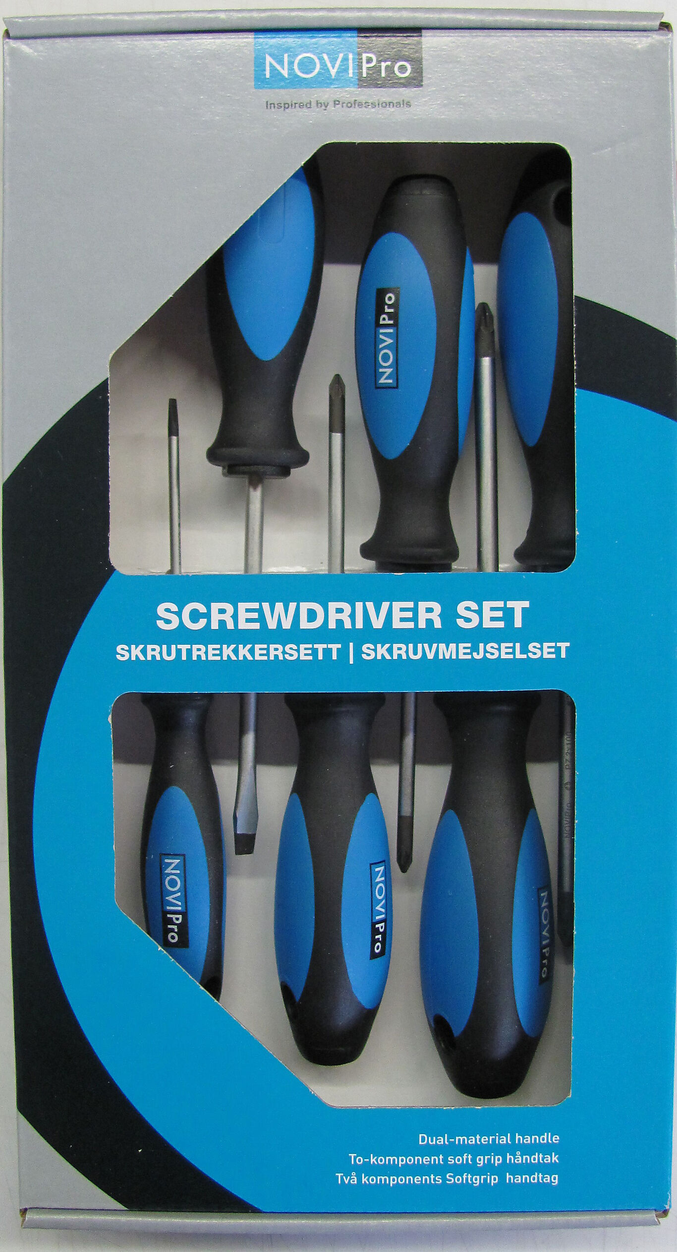 Novipro NOVIPRO Skrutrekkersett Rett/Pz 6 Deler 1