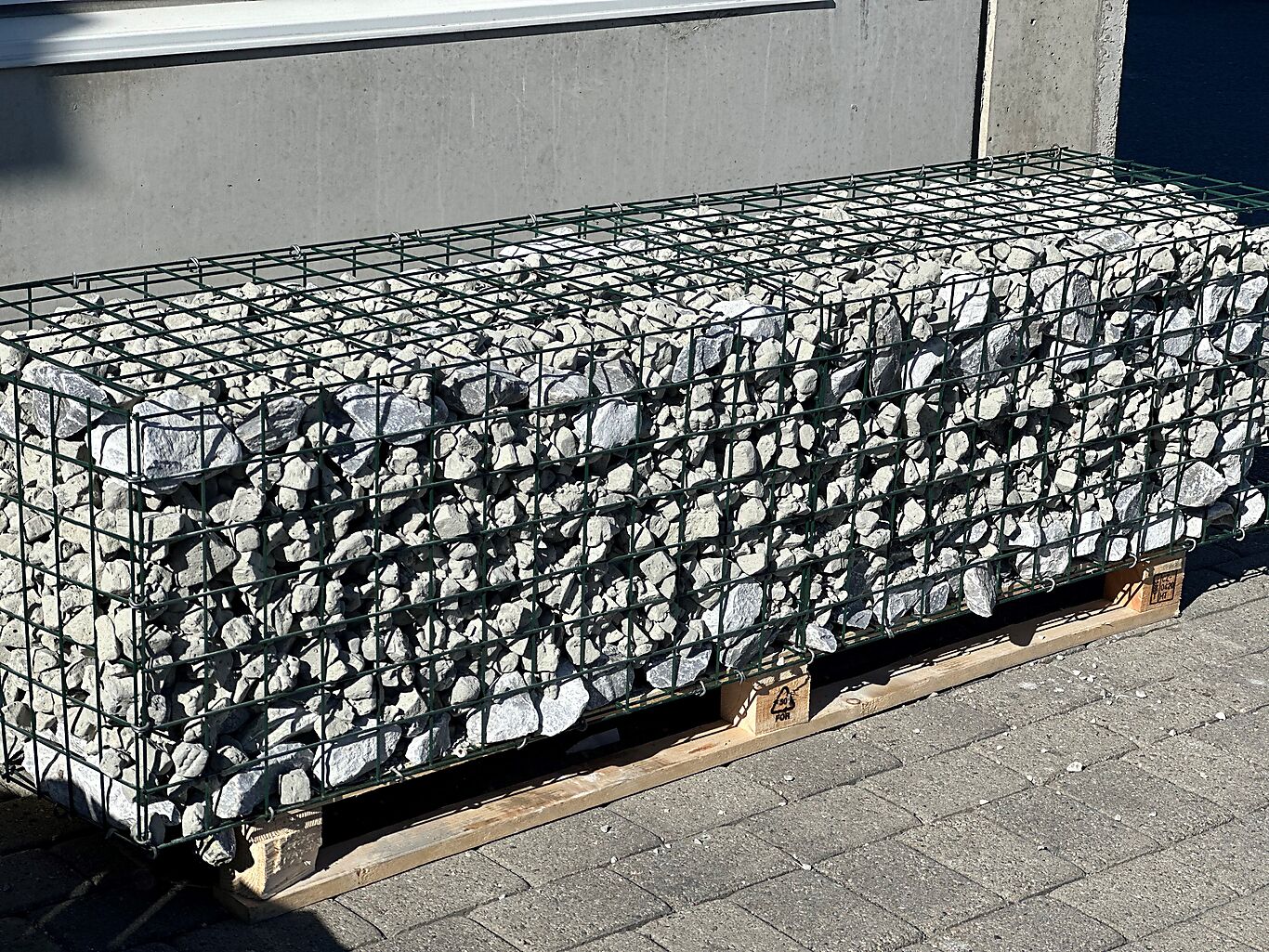 Gabion 4mm tråd 2x1x1m PVC belagt - sveist type 4