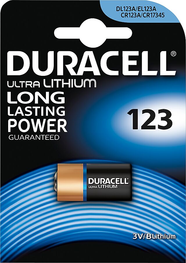 Duracell Batteri 3V, 123, CR17345 1