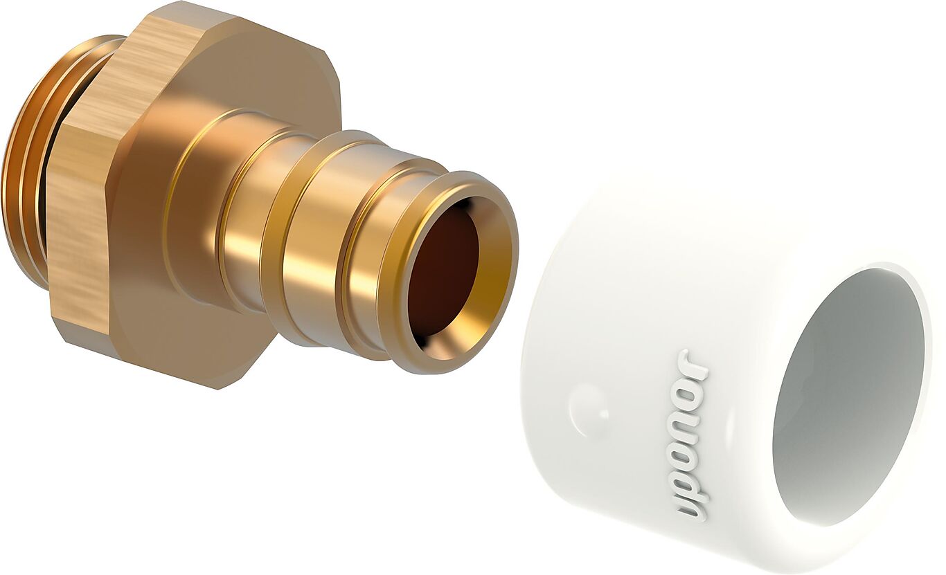 Uponor Adapter/fordeler Q&E 15 mm x 3/8" 1