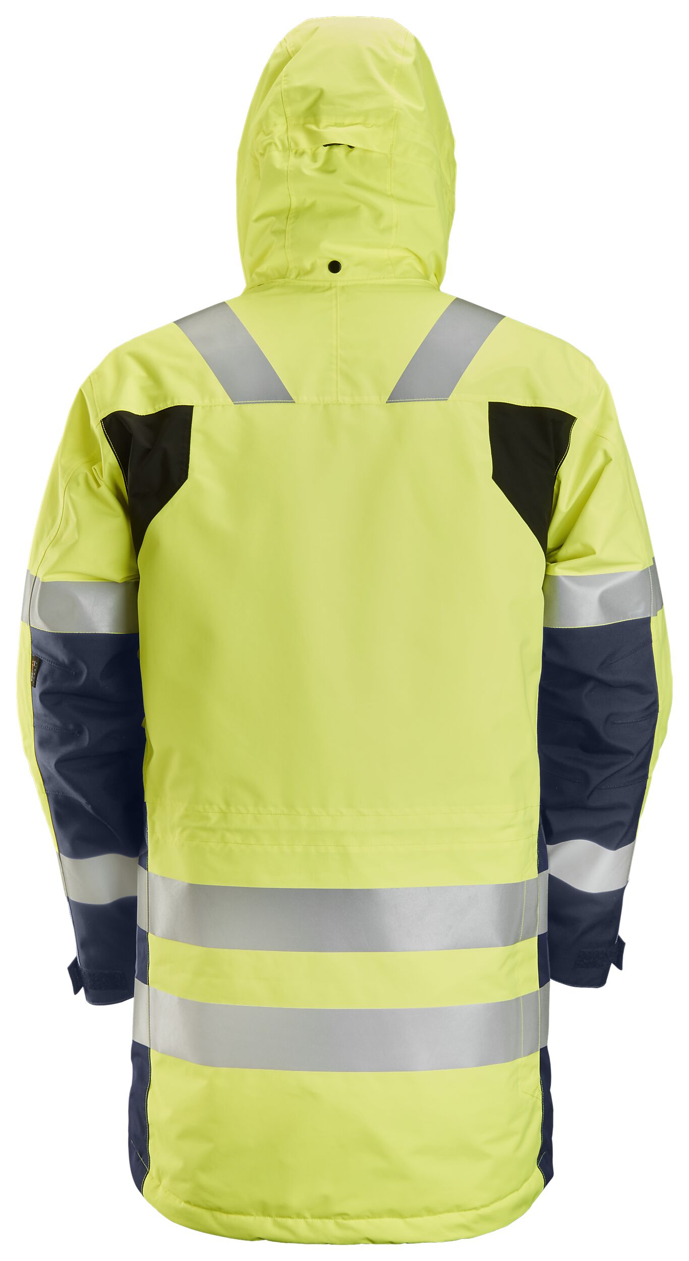 Snickers Workwear Parkas 1830 M KL3 gul/mørkeblå 2