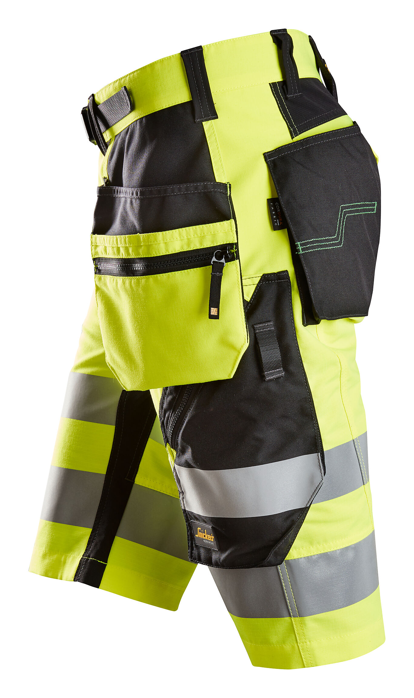 Snickers Workwear Snickers Workwear Flexiwork High-Vis Shorts 6933 Kl1 Gul 48 3