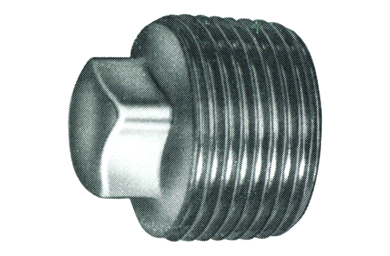 Stål plugg 1/4" sorte 1