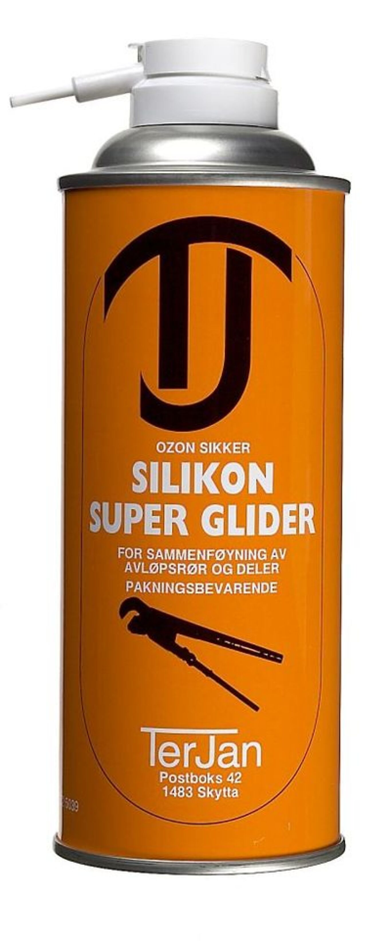 Terjan glidemiddel silikon superglider 400 ml spray