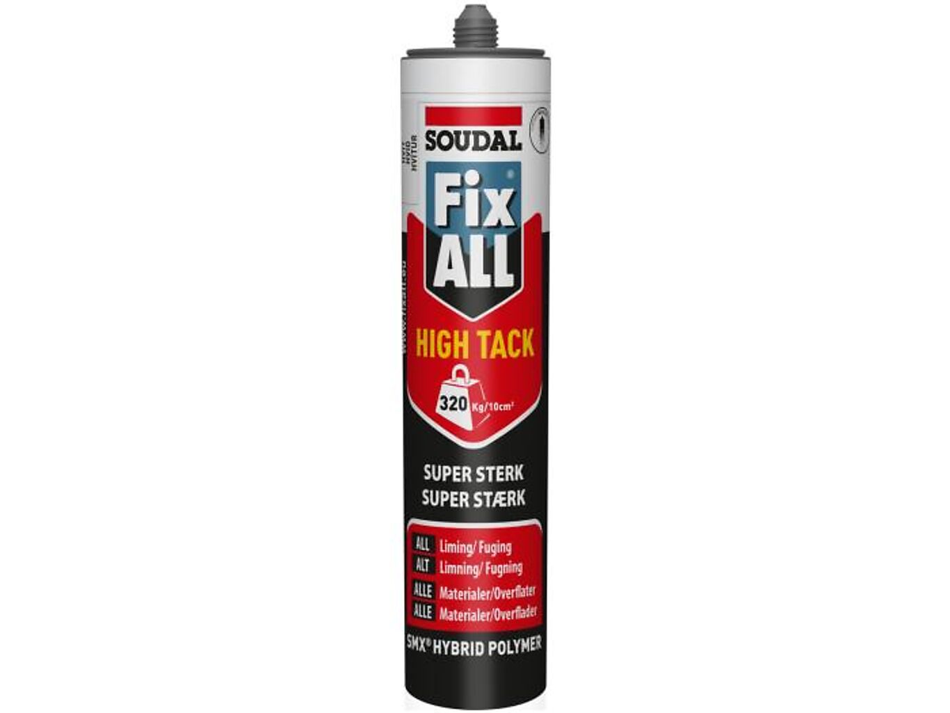 Soudal Fix All High Tack fugemasse patron