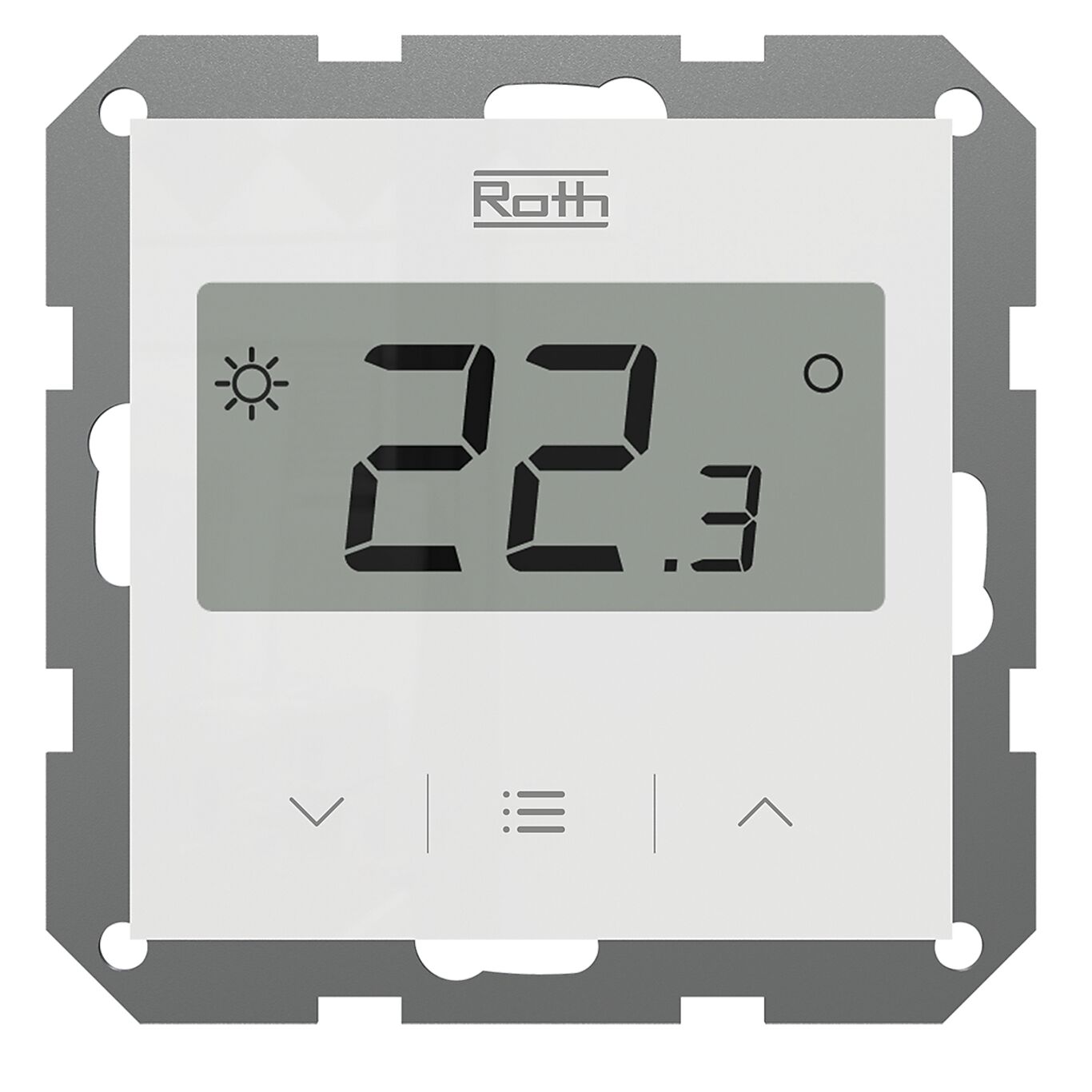 Roth Roth Touchline SL termostat, digital hvit 230V 1