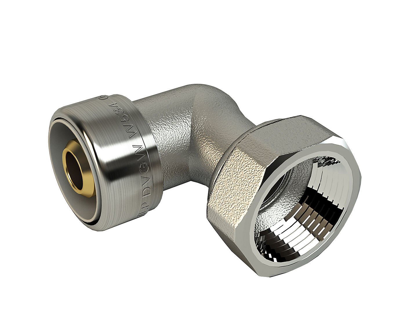 LK Systems Albue pushfit 90° innvendig gjenge. 3/4" x 25 mm 1