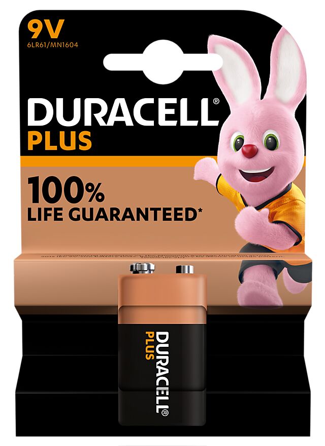 Duracell Batteri Plus Power 9V 6LR61 1-pack 1