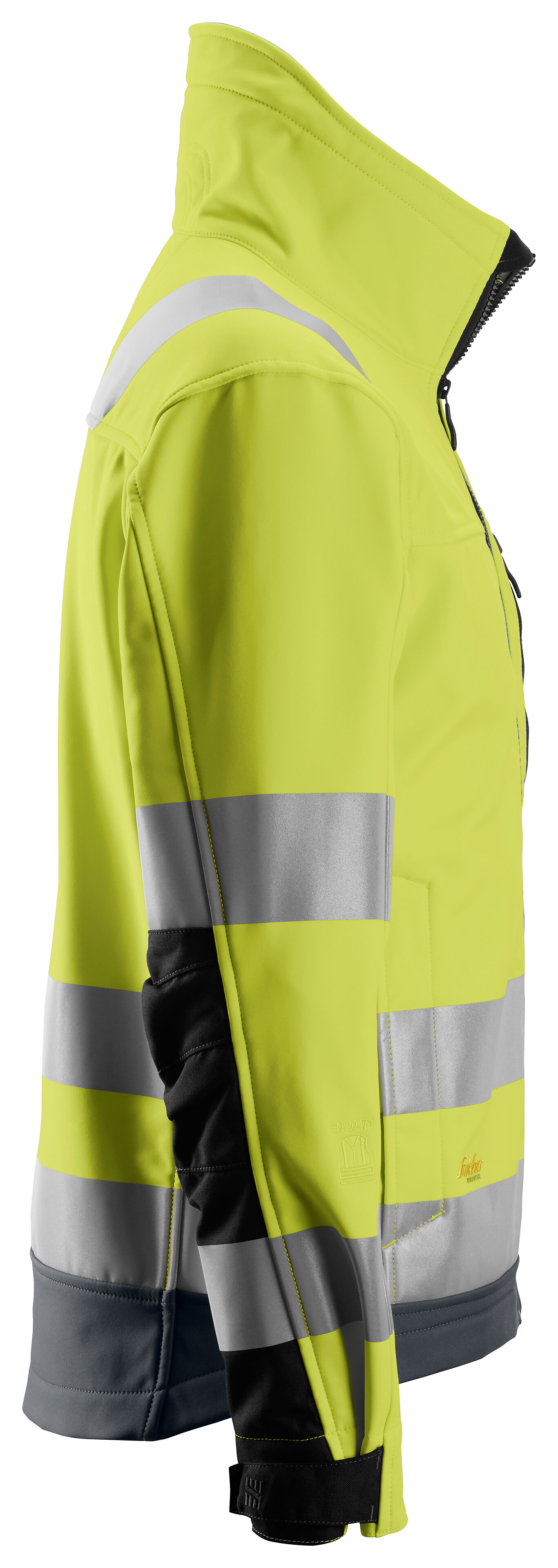 Snickers Workwear Snickers Workwear High-Vis Jakke 1230 Kl3 Gul/Mgrå M 3