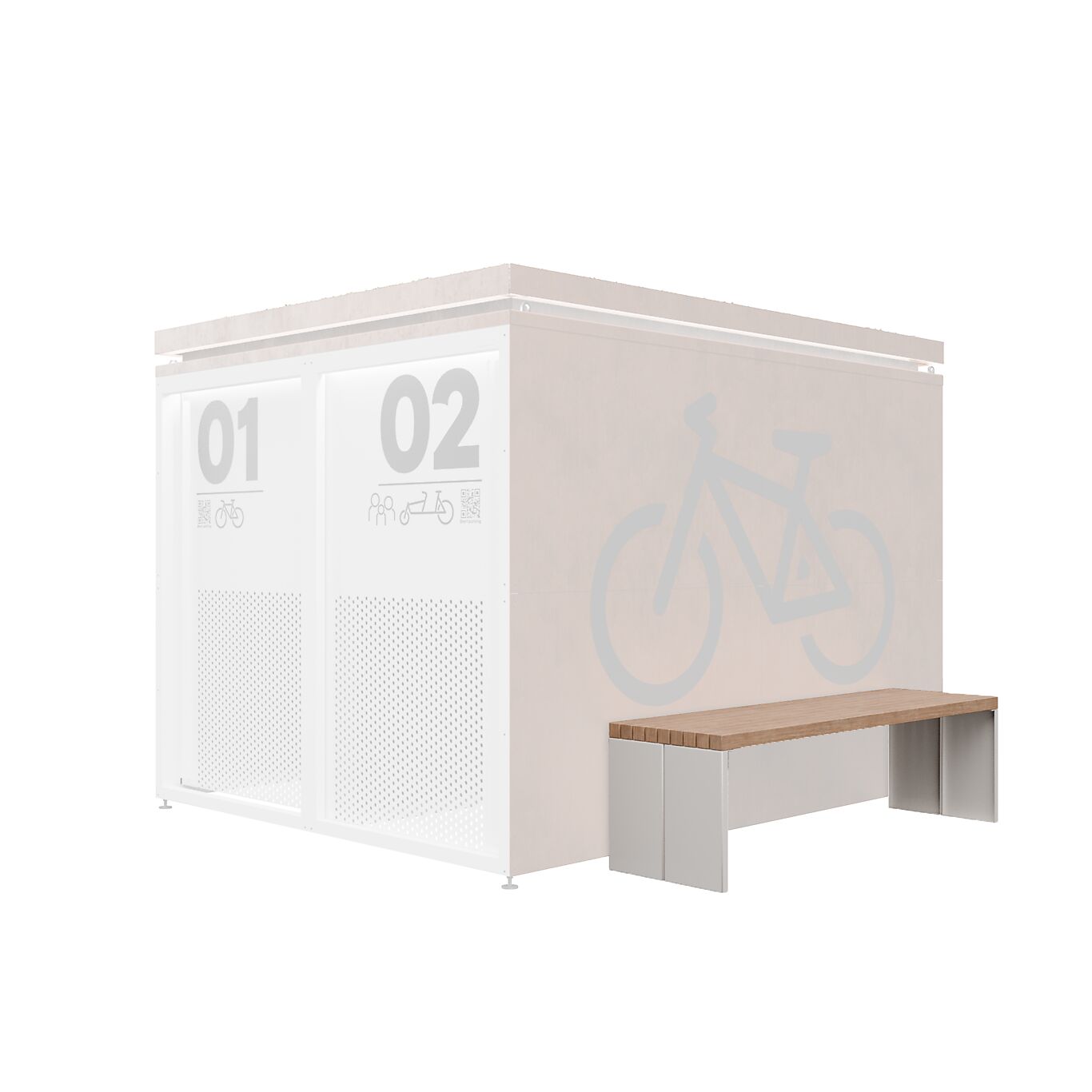 Bikeloop CUBE Benk 1