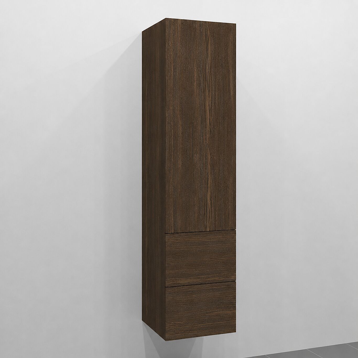 Alterna Alterna Nea høyskap 40 cm med 1 dør og 2 skuffer valnøtt 2