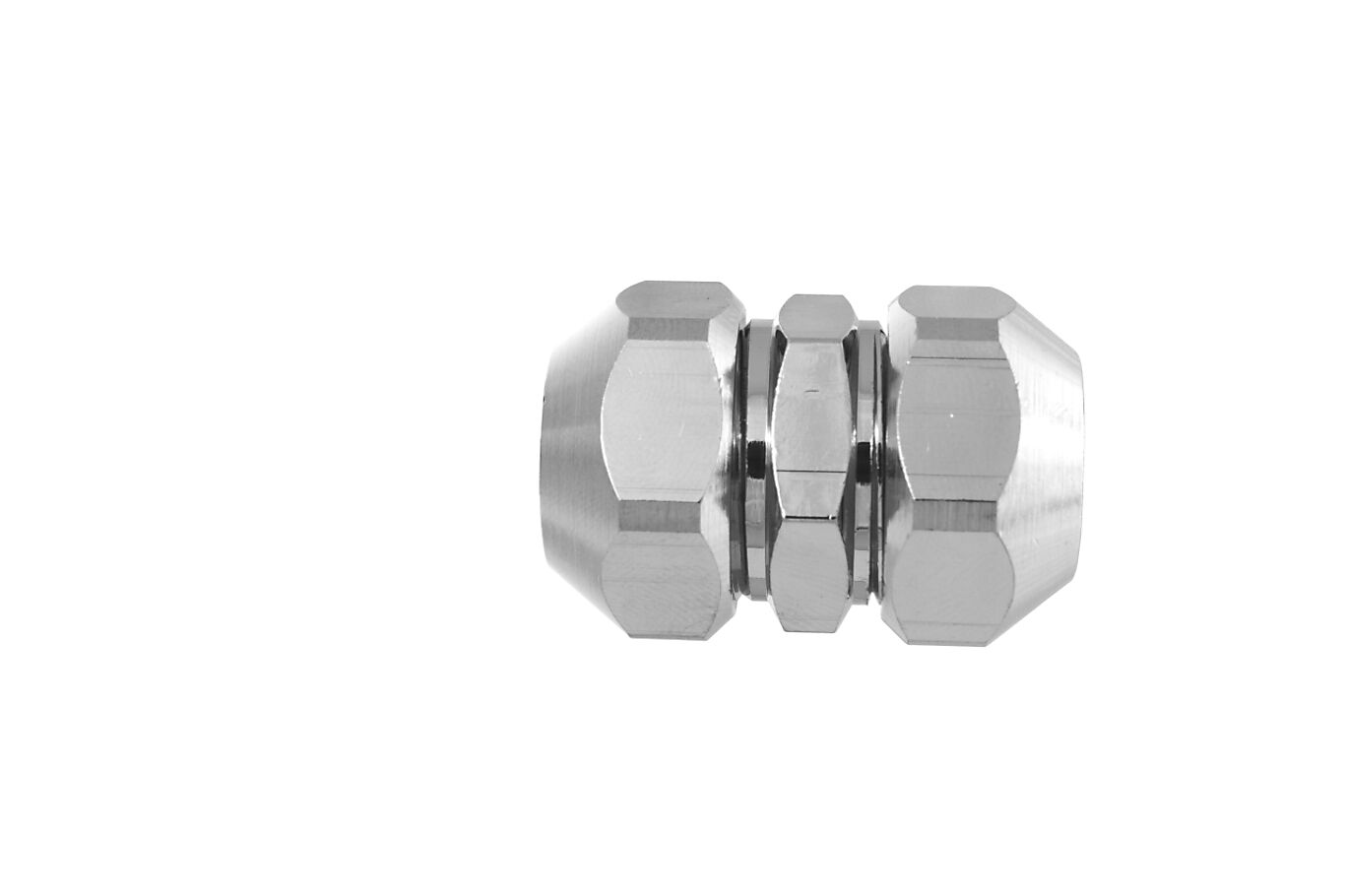 Union med 2 kuplinger forkrommet 12 x 12 1