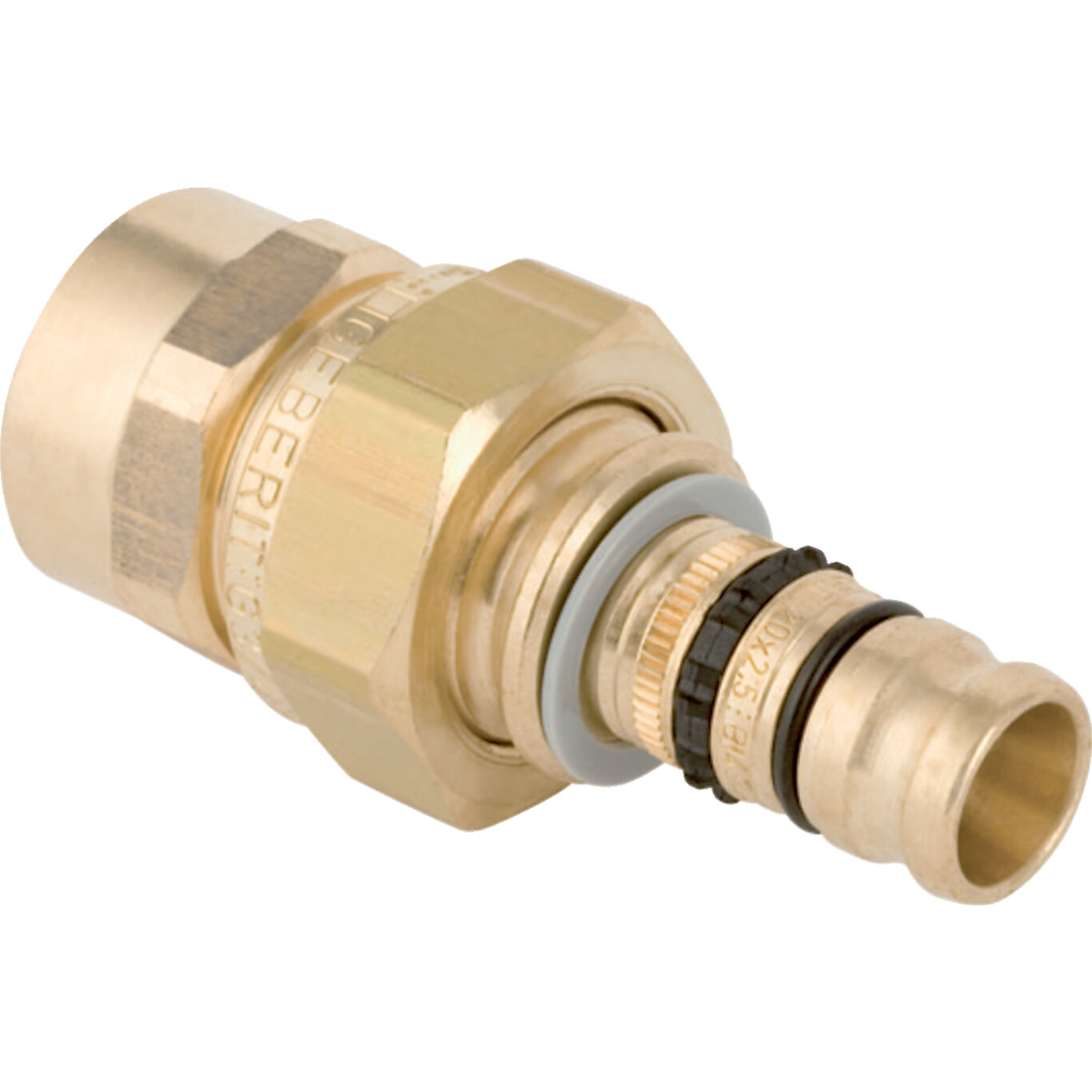 Geberit Union 20 mm x  1/2" innvendig Mepla 1