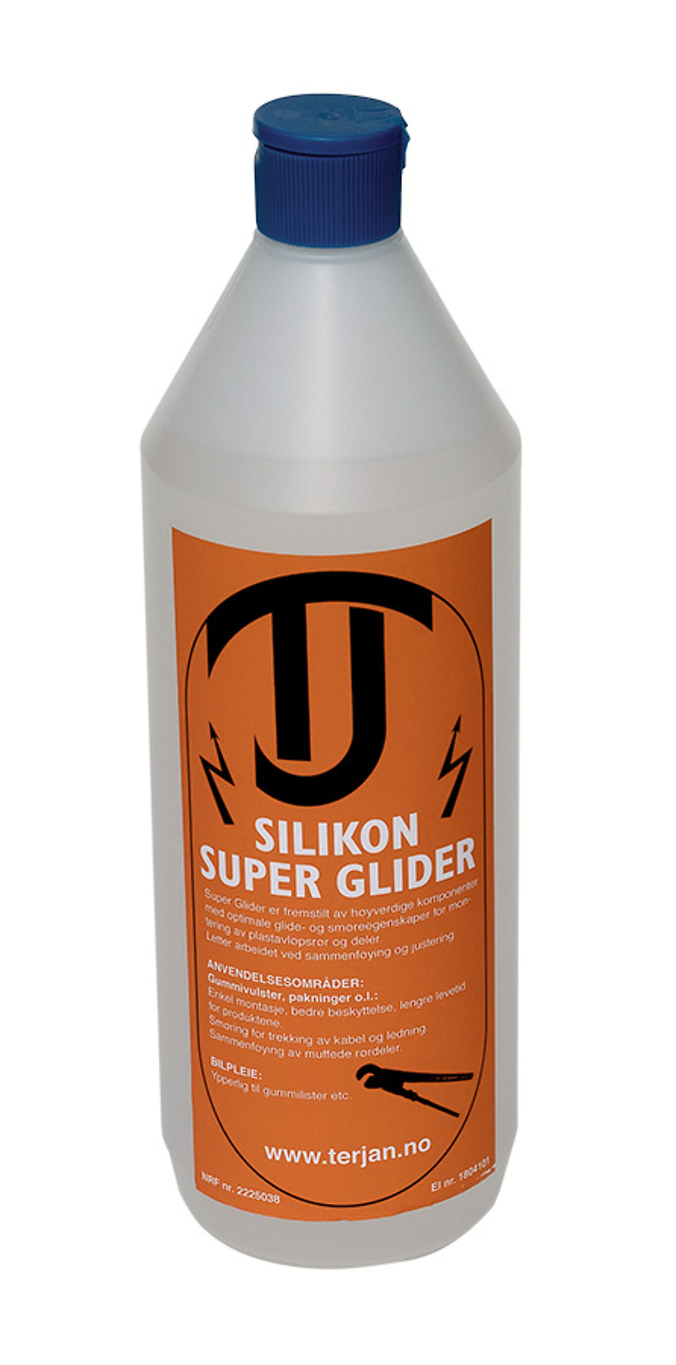 Terjan Terjan glidemiddel silikon superglider 1 l flaske 1