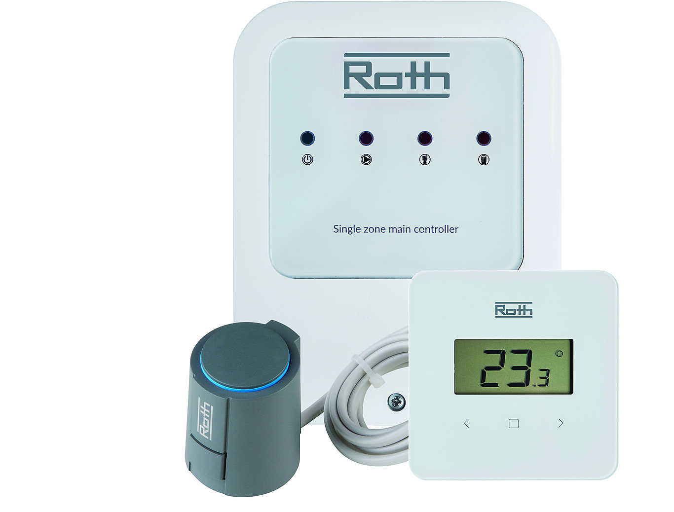 Roth trådløs regulering for en kurs inkl reg motor og digital termostat SL 1