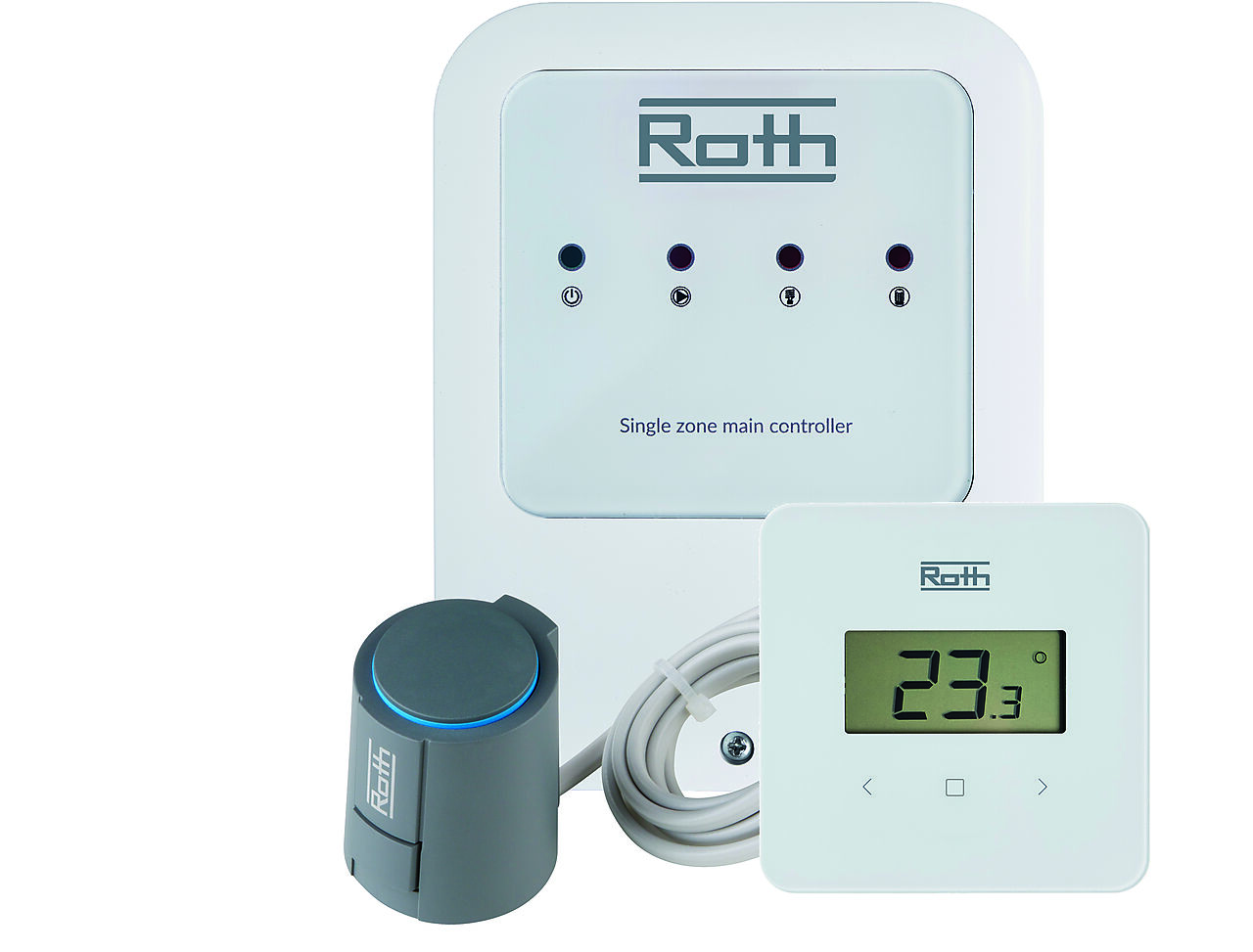 Roth trådløs regulering for en kurs inkl reg motor og digital termostat SL 1