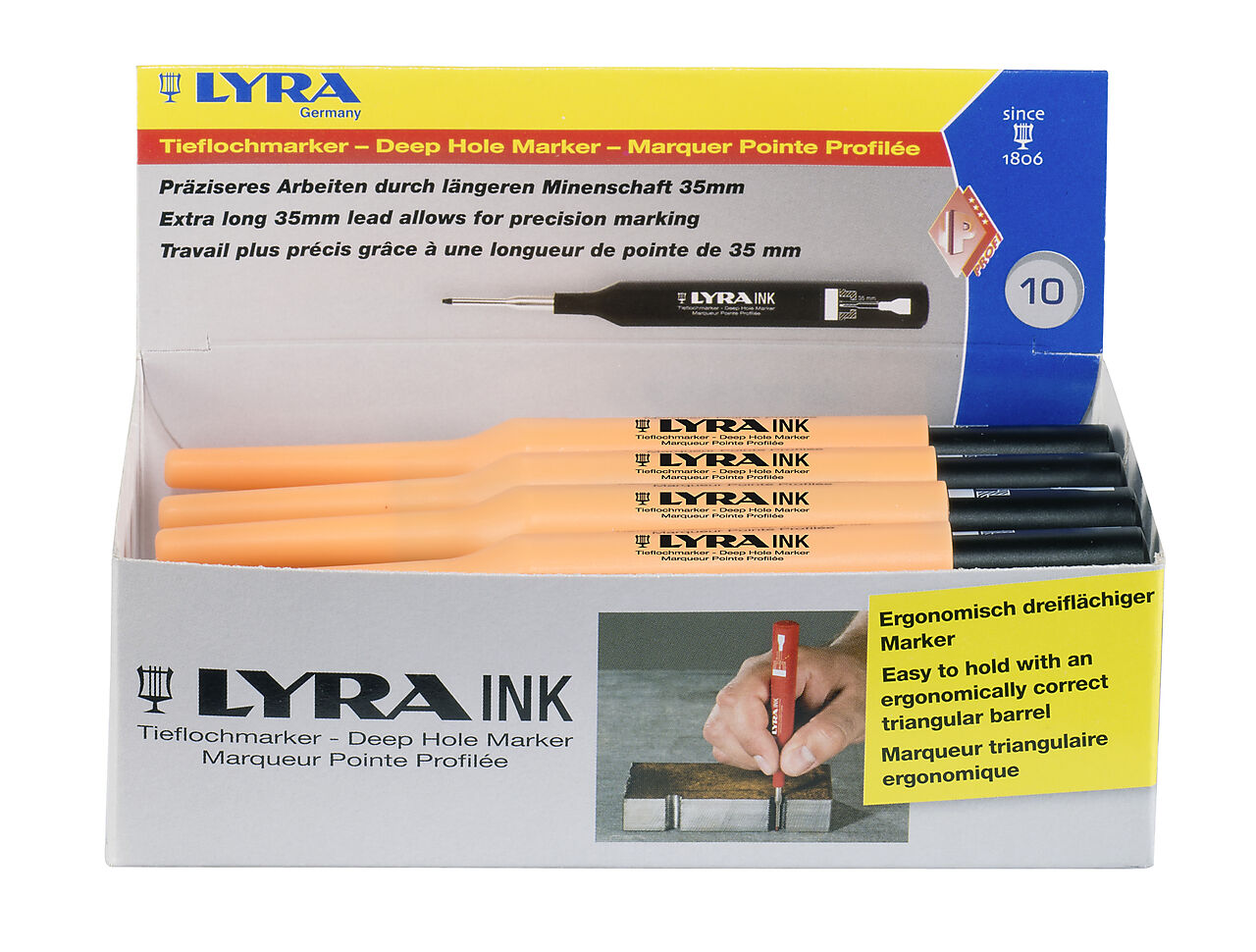 Lyra Dyphullsmerker LYRA Ink svart 1