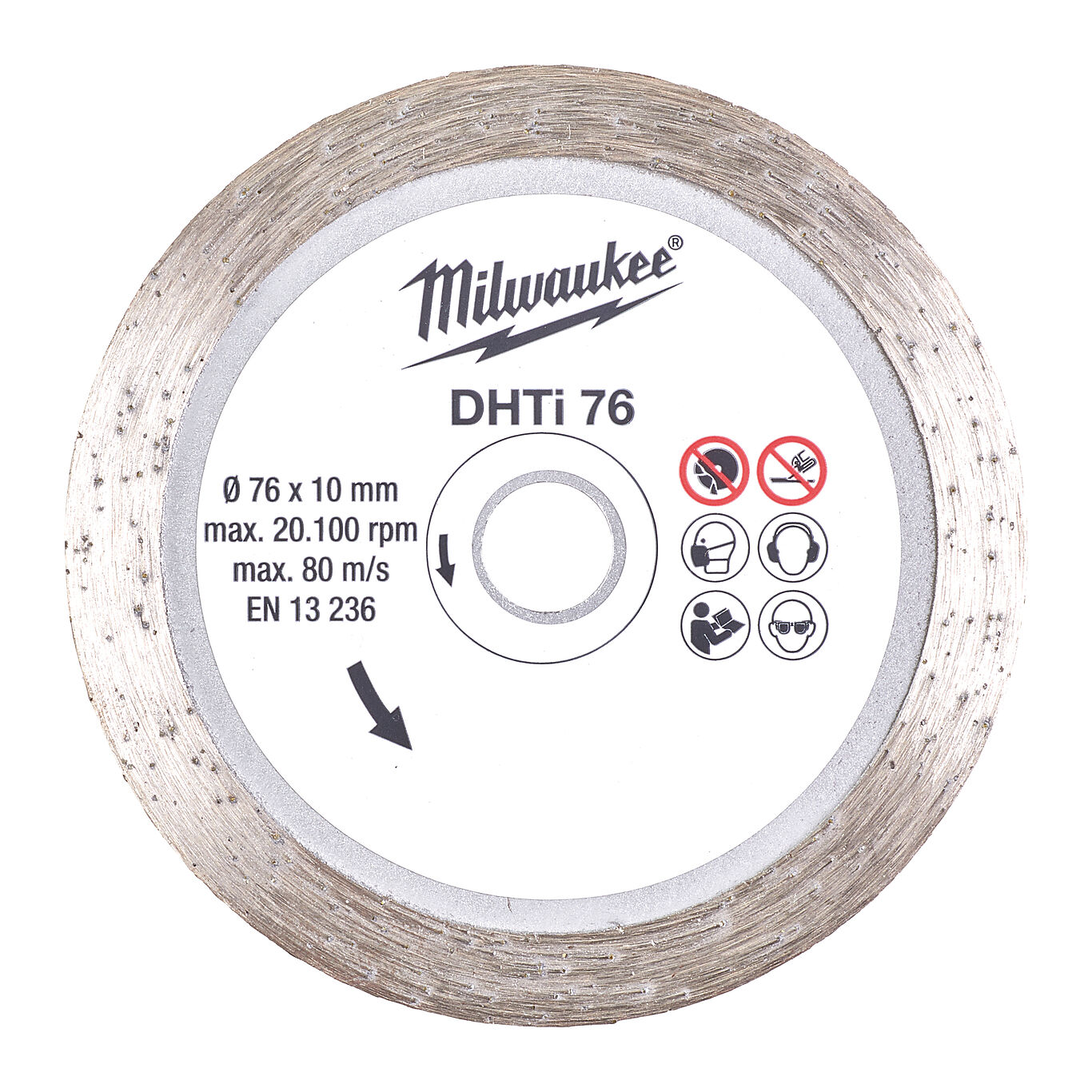 Milwaukee Milwaukee DIAMANT Kappeskive DHTS SENTER10 Ø76 1