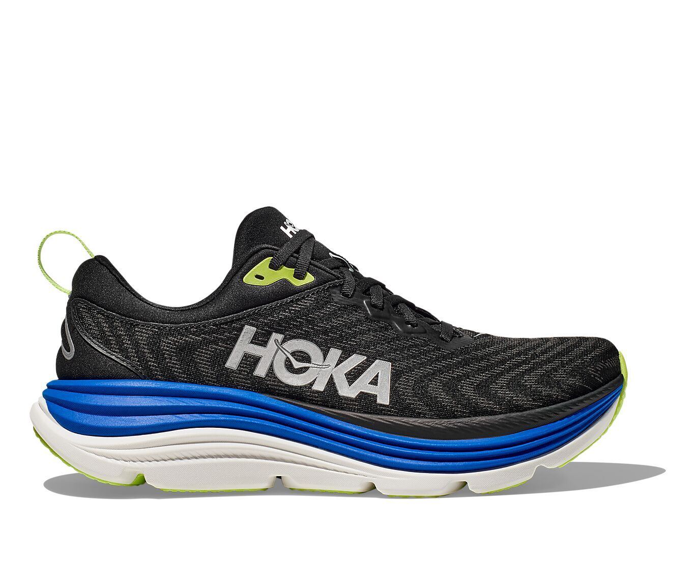 Hoka Hoka Joggesko GAVIOTA5 Wide Mann Sor/Blå 41.33 1