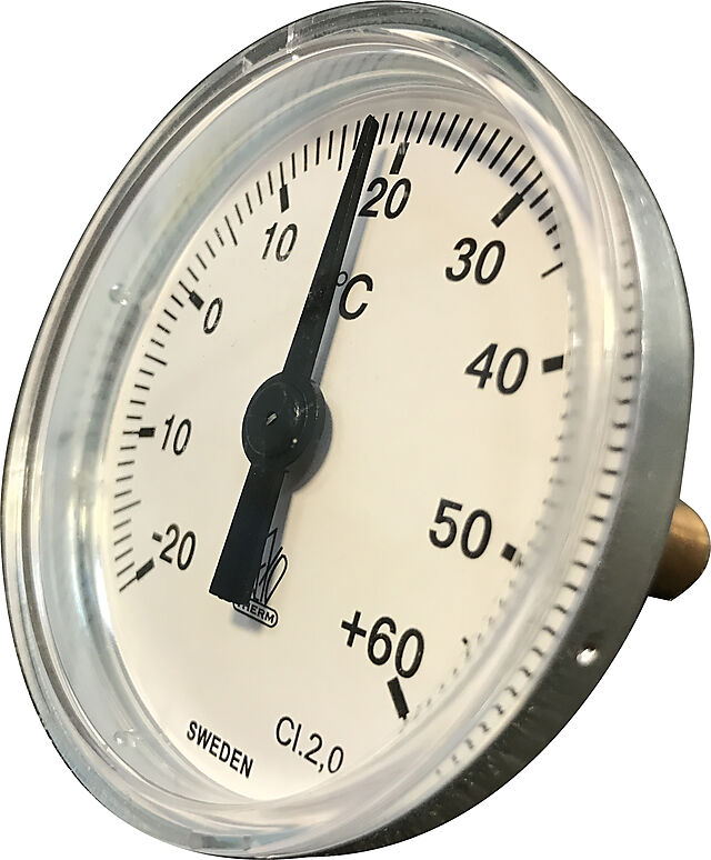 Brannan Skivetermometer 1/2" X 63 mm 1