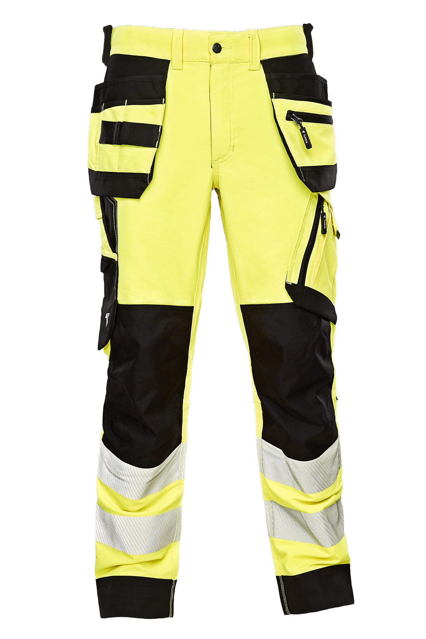 Timbra Hi-Viz arbeidsbukse gul kl 2